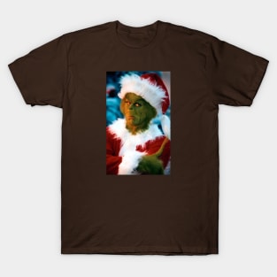 Grinch photo t-shirt T-Shirt